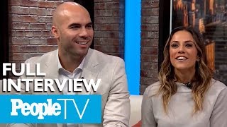 Jana Kramer amp Mike Caussin Talk About Their Podcast Relationship And Kids  PeopleTV [upl. by Notloc767]