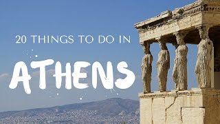 20 Things to do in Athens Greece Travel Guide [upl. by Aiselad]