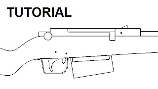 Bolt action rubber band gun — 250 plans and tutorial [upl. by Darline]