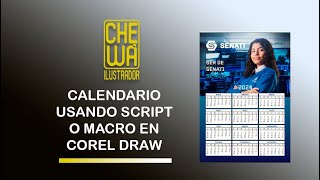 CALENDARIO 2024 EN COREL DRAW [upl. by Motteo]