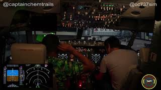 737 Training flight with a 737 Captain [upl. by Marybella]