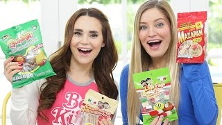 TRYING MEXICAN CANDY w iJustine [upl. by Abey]