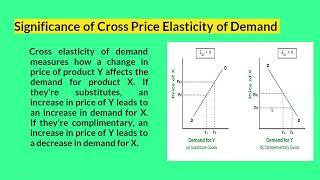 Significance of Cross Price Elasticity of Demand I Managerial Economics I AKTU [upl. by Zelten]