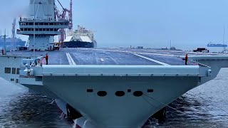 Chinas new Super aircraft carrier type003 in action [upl. by Adigirb]