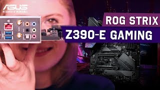 LANÇAMENTO  Placa mãe ROG STRIX Z390E GAMING para os novos processadores Intel de 9ª geração [upl. by Amliw849]