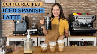 HOW TO MAKE ICED SPANISH LATTE USING FRENCH PRESS OR COLD BREW [upl. by Devona]