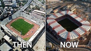 Greece Superleague Stadiums Then amp Now [upl. by Acilef819]