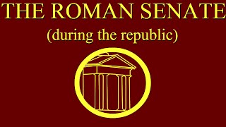 The Roman Senate during the Republic [upl. by Zischke]