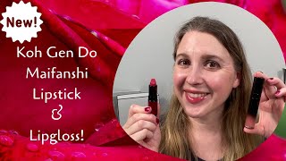 KOH GEN DO New Maifanshi Lipstick and Lipgloss  Swatches amp Reviews of New Luxury Beauty [upl. by Oivatco671]