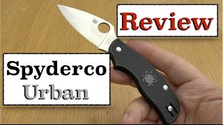 Spyderco Urban Lightweight review [upl. by Ttayh]