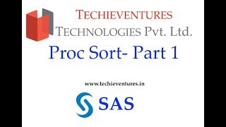 SAS  PROC SORT Part 1Learn SAS Proc Sort With Practical Examples [upl. by Scevour]