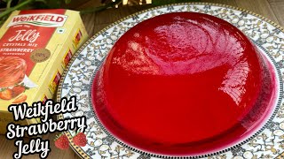 Weikfield Jelly Crystals  Strawberry Jelly  Weikfield Strawberry Jelly Recipe [upl. by Melitta167]