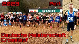 Deutsche Meisterschaft Crosslauf  Perl  2023  Matteo Kozka [upl. by Tufts]