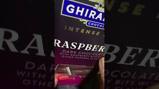 GHIRARDELLI CHOCOLATE INTENSE DARK CHOCOLATE RASPBERRY chocolate [upl. by Chane134]