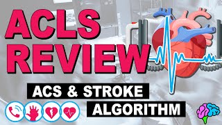 ACS amp Stroke Algorithms  ACLS Review [upl. by Gautea225]