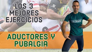 3 ejercicios IMPRESCINDIBLES para fortalecer ADUCTORES Y PUBALGIA Ejercicios básicos para casa💥🔝 [upl. by Cruz]