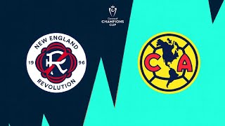 🔥🔥🔥New England R ⚪️🔴🔵 Vs América 🟡🔵🟡 l Concacaf Liga de Campeones 2024 l 4tos De Final l Ida🔥🔥🔥 [upl. by Alberto530]