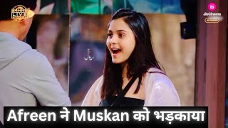 Bigg Boss 18 Afreen Instigate Muskan for Fight with Vivian biggboss18 bb18 [upl. by Gavrilla]