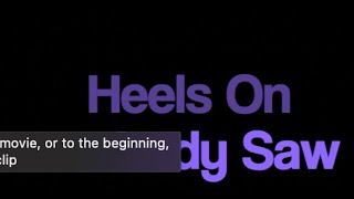 Lady Saw Heels On karaoke onscreen lyrics [upl. by Nodnyl]