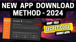 New App Download Method  Firestick UPDATE March 2024 [upl. by Ponce939]