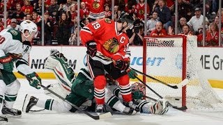 Toews delivers big hit before scoring [upl. by Aneeroc489]