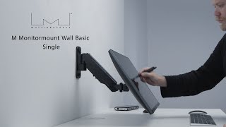 M Monitormount Wall Basic Single [upl. by Nolasba]