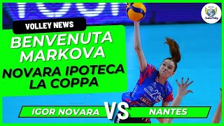 Igor Novara brilla con Marina Markova  Igor Novara vs Nantes 30  CHALLENGE CUP 2024 [upl. by Atiragram]