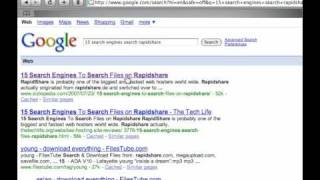 How to Search For Any File On RapidshareReally Easy [upl. by Hirschfeld]