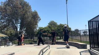 Skating Chris Joslins childhood skatepark‼️ [upl. by Imoan328]