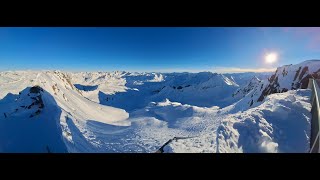 Andermatt Switzerland  Skiing and Snowboarding 2023 [upl. by Amlez538]