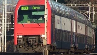 SBahn S3 WetzikonAarau ZVV an einem sonnigen Dezembertag [upl. by Steinman]