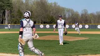 Chris Levonas CBA strikeouts vs Manalapan [upl. by Elleuqar]