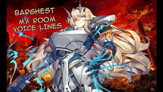 【FGO】Barghest My Room Voice Lines PostAvalon Le Fae ver ENG [upl. by Aeet178]