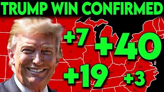 40 Of Votes Counted TRUMP Already WON in 2024 Election Map [upl. by Ainoz]