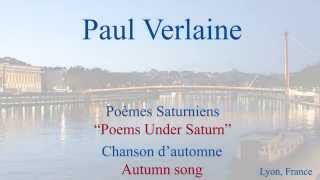 French Poem  Chanson dAutomne by Paul Verlaine  Slow and Fast Reading [upl. by Ary]