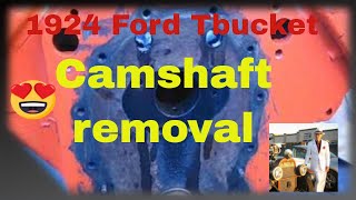 331 hemi or poly chrysler motor lifter cam removal cleanup of old motor [upl. by Amal]