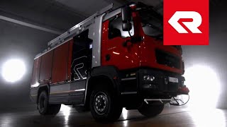 The new AT of Rosenbauer  municipal firefighting vehicle [upl. by Anivid]