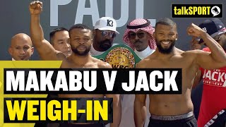 🥊 quotIm going to knock him outquot  Ilunga Makabu v Badou Jack Weigh In [upl. by Dlonyer392]