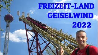 FreizeitLand Geiselwind 2022 Ein toller Park voll mit großartigen Attraktionen [upl. by Olympium]