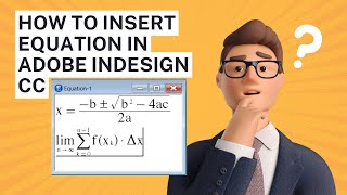 Insert equations in Adobe InDesign CC Mathmagic pro plugin [upl. by Firman]