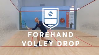 Squash Tips amp Tricks Forehand volley drop [upl. by Kellia]