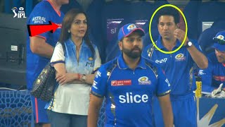 Sachin Tendulkar got shocked when Rohit Sharma refused to talk with Nita Ambani after MI vs GT IPL [upl. by Dawaj568]