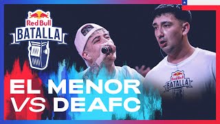 EL MENOR vs DEAFC  3er lugar  Red Bull Batalla Chile 2022 [upl. by Blisse]