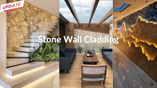 latest natural stone wall cladding designs 2024  stone wall cladding [upl. by Relda]