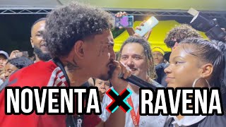 🔥 ATAQUE E RESPOSTA  MC NOVENTA x RAVENA MC  FINAL  190° RESENHA CENTRAL • 50 Anos de Hip Hop [upl. by Dorion]