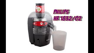 Обзор и демонстрация работы соковыжималки Philips HR183202 Viva compact Collection [upl. by Seagraves130]