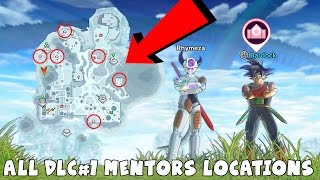 All DLC 1 Mentor Locations amp How To Unlock  Dragon Ball Xenoverse 2 [upl. by Dambro352]