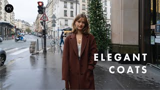 Elegant French Coats You Need to See This Winter  Parisian Vibe [upl. by Chilson773]