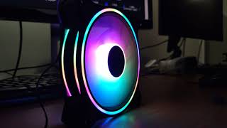 Cooler Master MasterFan MF120 Halo RGB test [upl. by Laise]