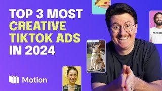 The Top 3 Most Creative TikTok Ads in 2024 [upl. by Yanrahs]